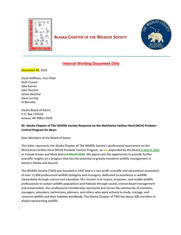 draft comment letter