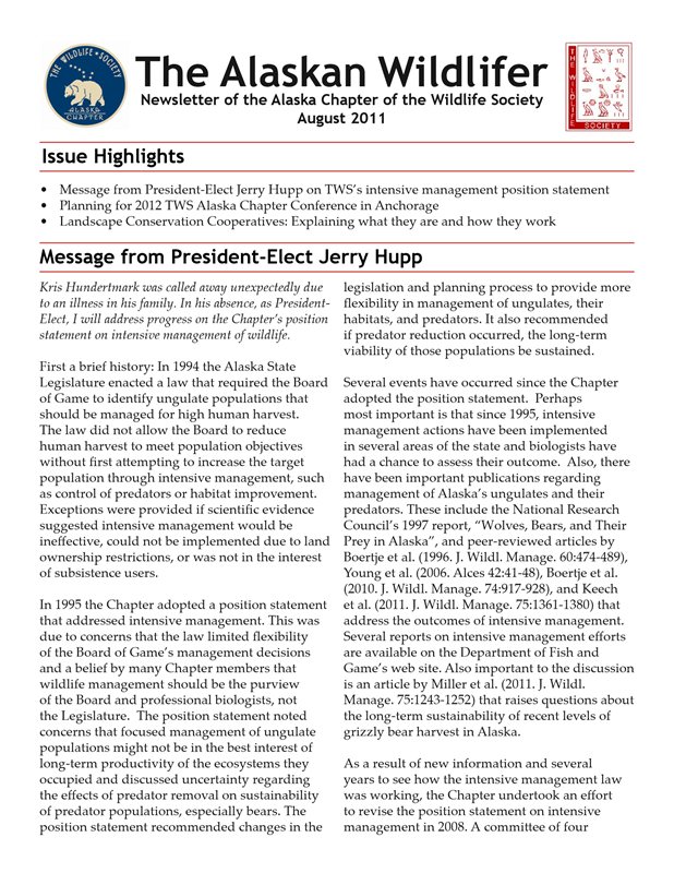 newsletter first page