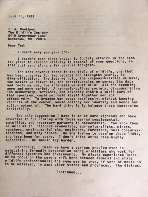 scanned typewritten letter