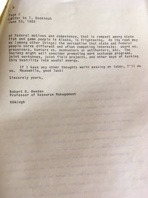 scanned typewritten letter page with signature