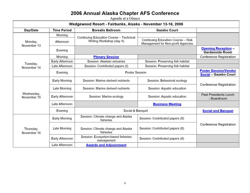 meeting program document