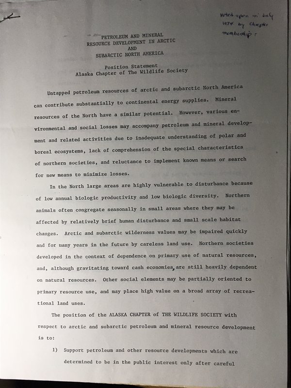 scanned typewritten position statement