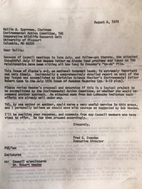 scanned typewritten letter