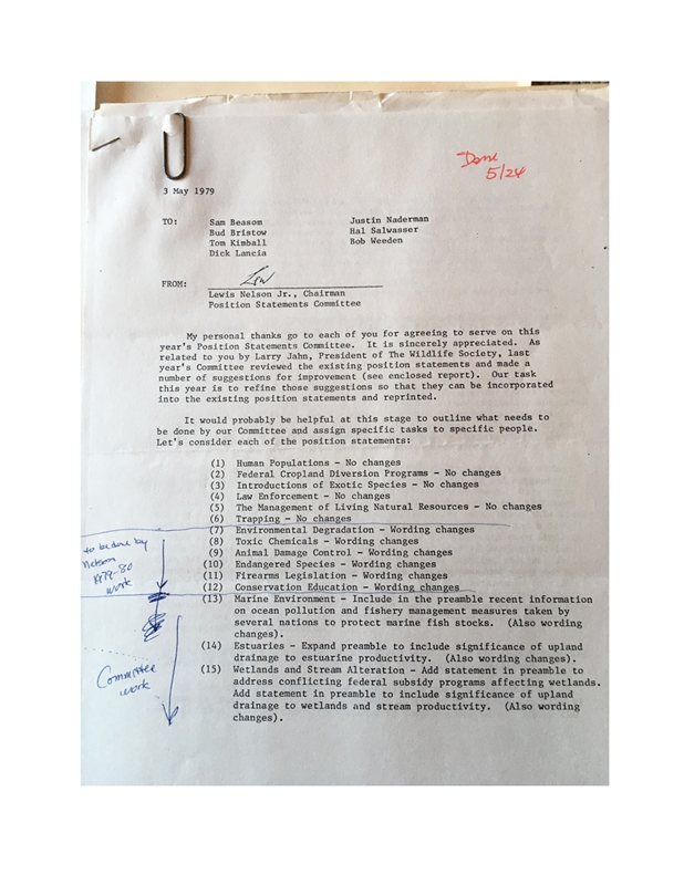 compiled scans of 1979 committee correspondence