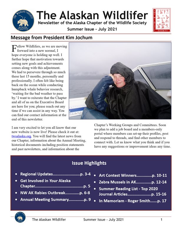 newsletter first page