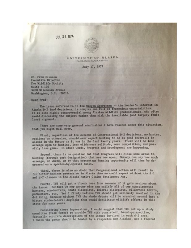 compiled scans of 1974 correspondence