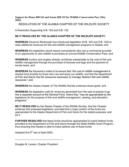 resolution document