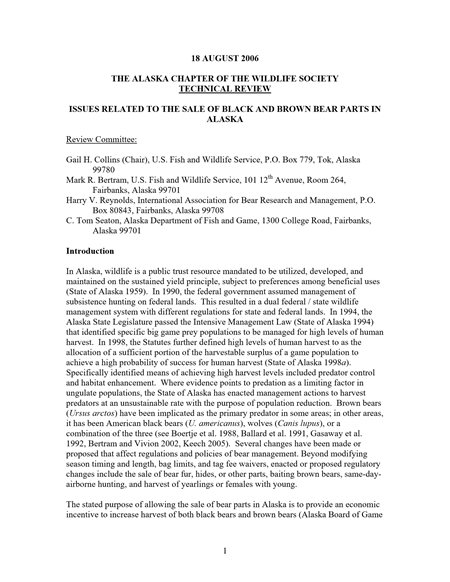 technical review report