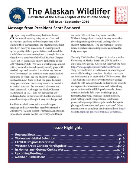 newsletter first page
