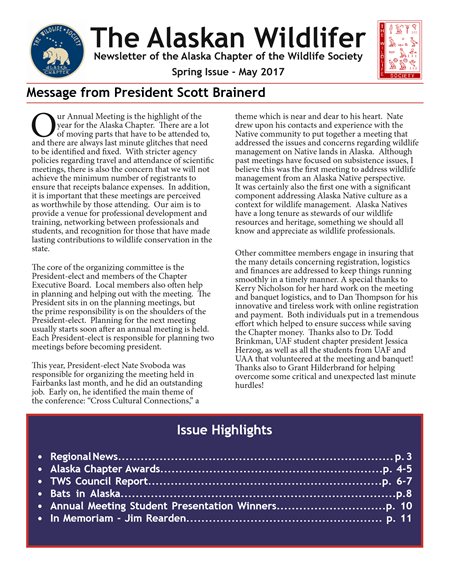 newsletter first page