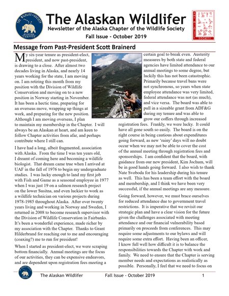 newsletter first page