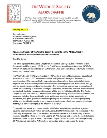 comment letter
