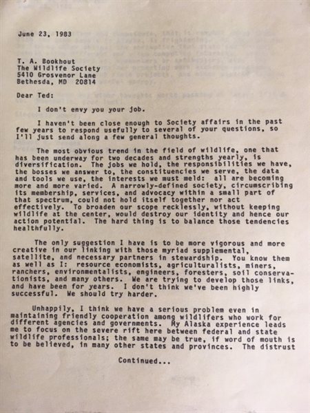 scanned typewritten letter