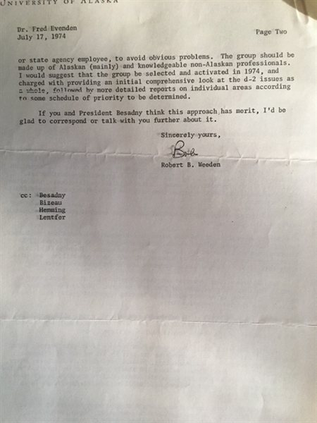 scanned typewritten letter page with signature