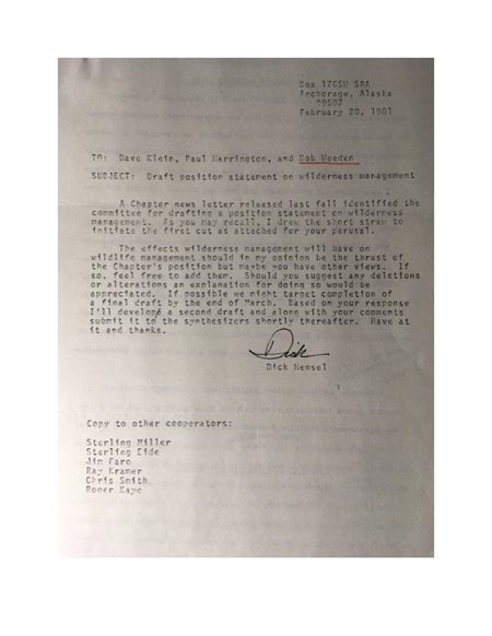 compiled scans of 1981 correspondence