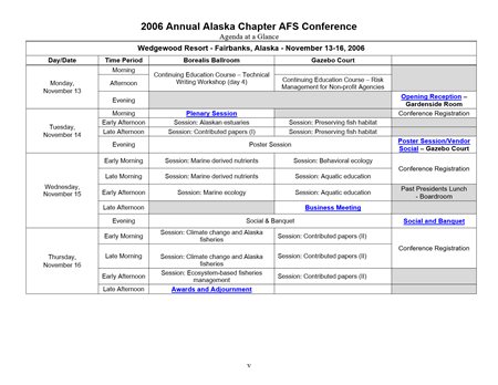meeting program document