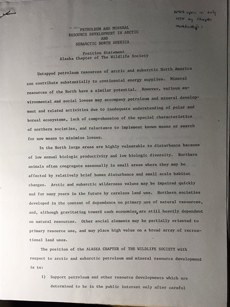 scanned typewritten position statement