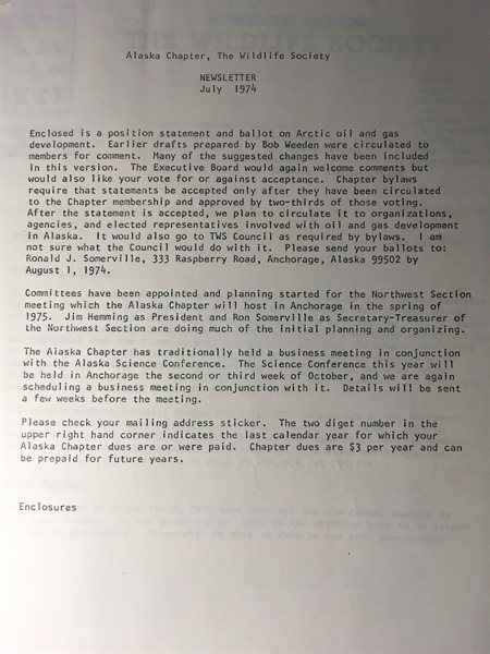 scanned typewritten position statement page