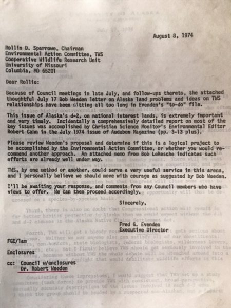 scanned typewritten letter
