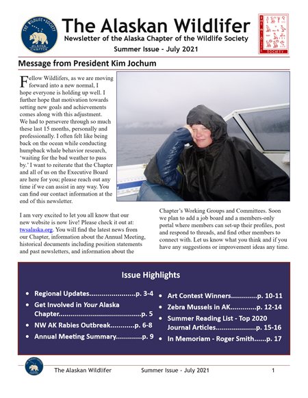 newsletter first page