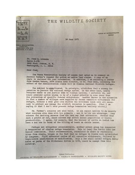 compiled scans of 1971 correspondence